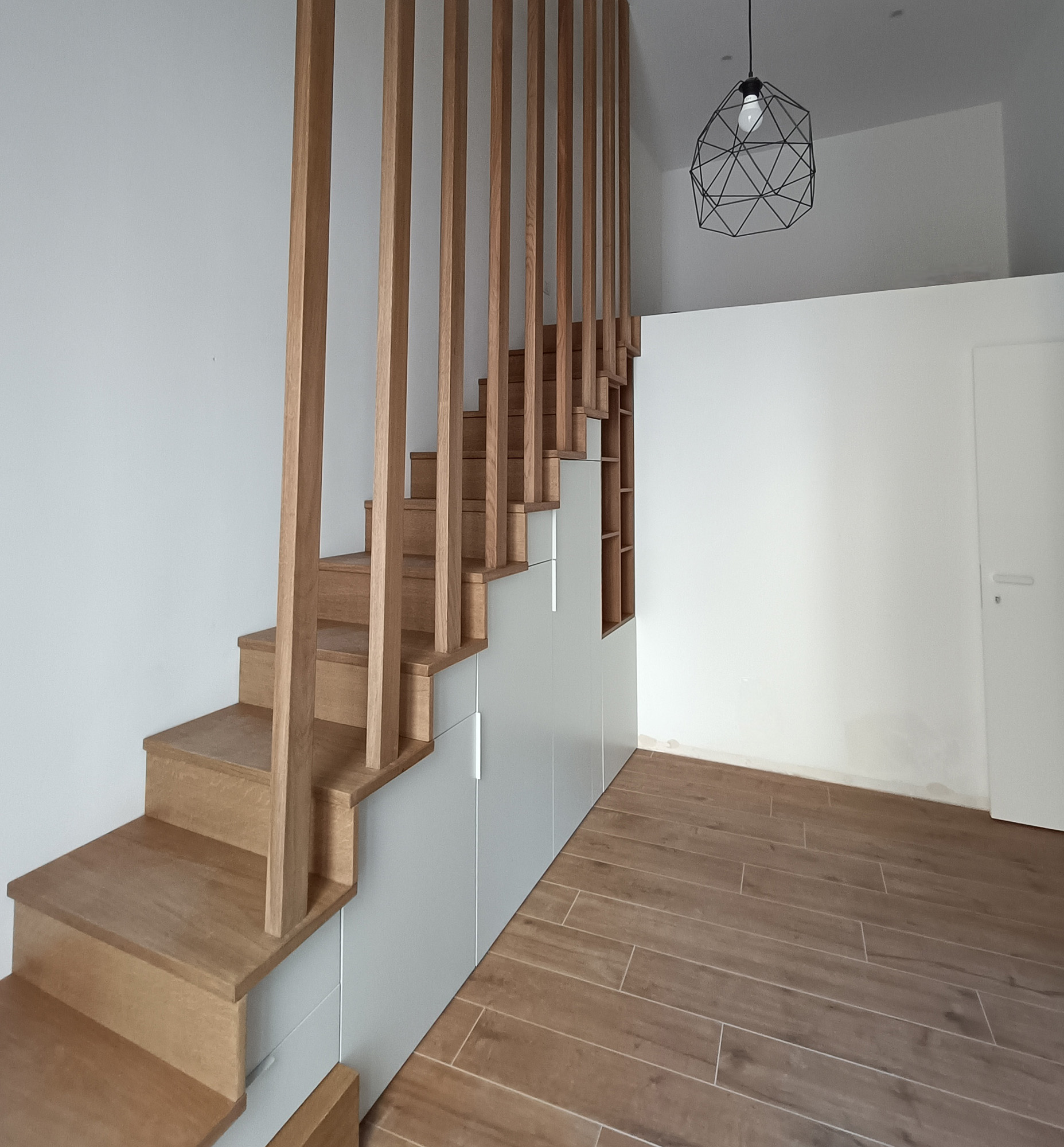 Cameretta con Scala Contenitiva per soppalco. Mola di Bari - Mercuri Design