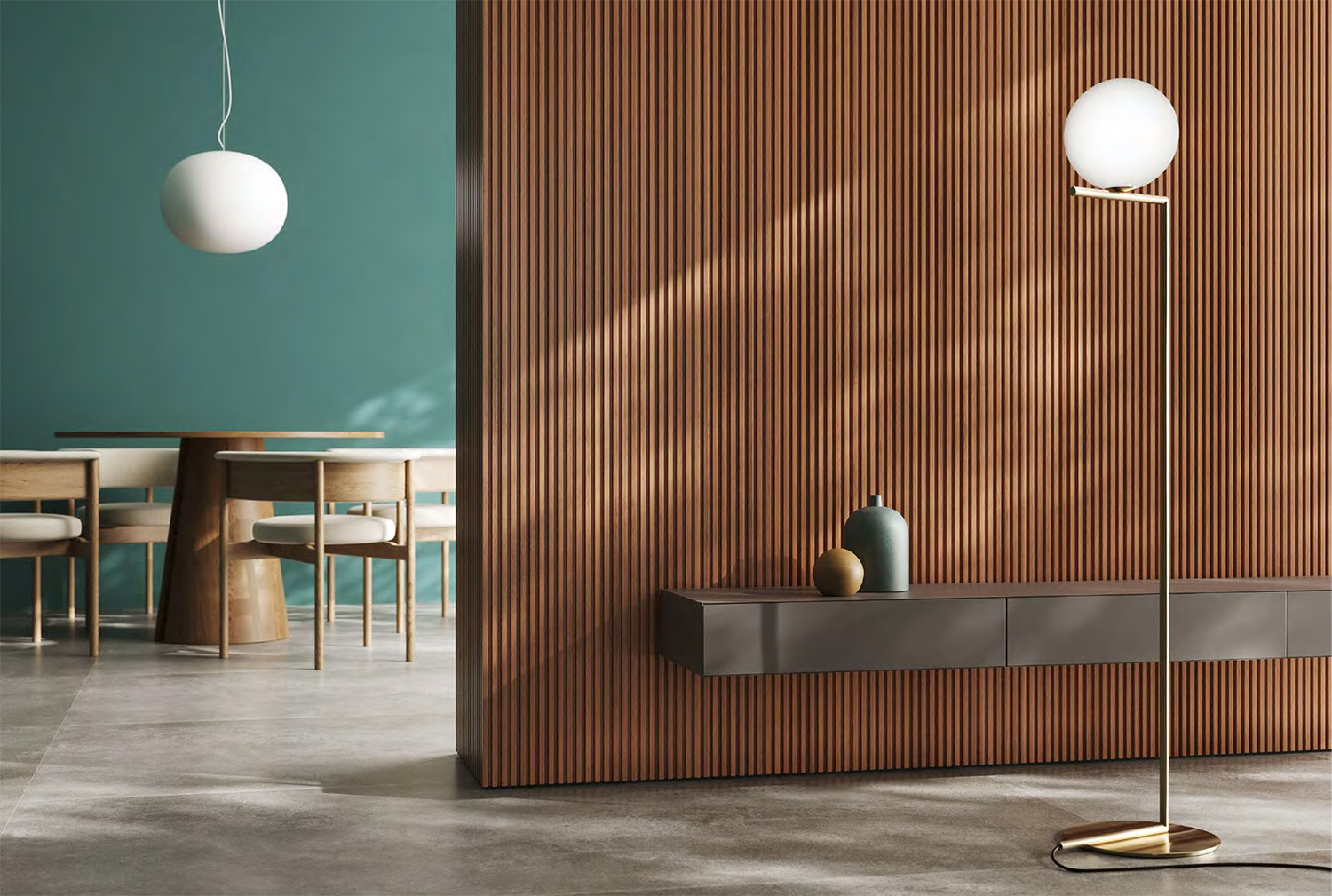 Boiserie Casabella Millerighe Zona Living | Mercuri Design